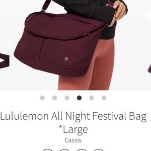 All Night Festival cross body bag • Lululemon- purple